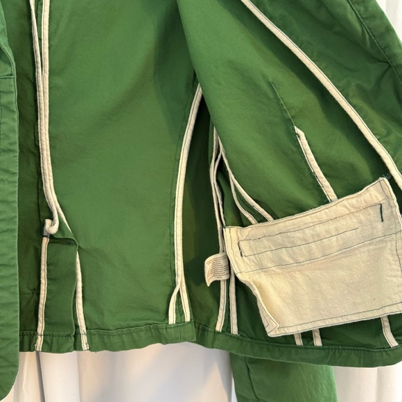 Daughters of the Liberation Green Cotton Utility Blazer Jacket Women’s 8 - Picture 11 of 13